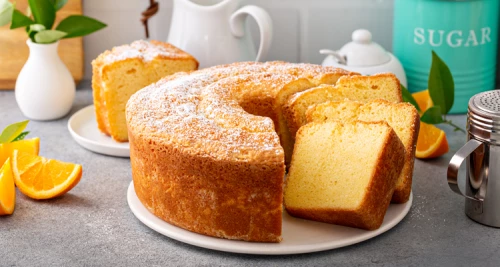 Vanilleringkuchen mit feinem Orangenaroma